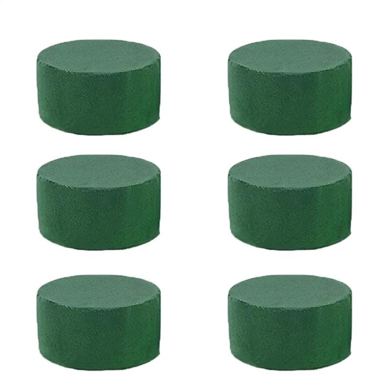 Anda Florist Supply - 6 stuks ronde steekschuim bakstenen kunstmatige