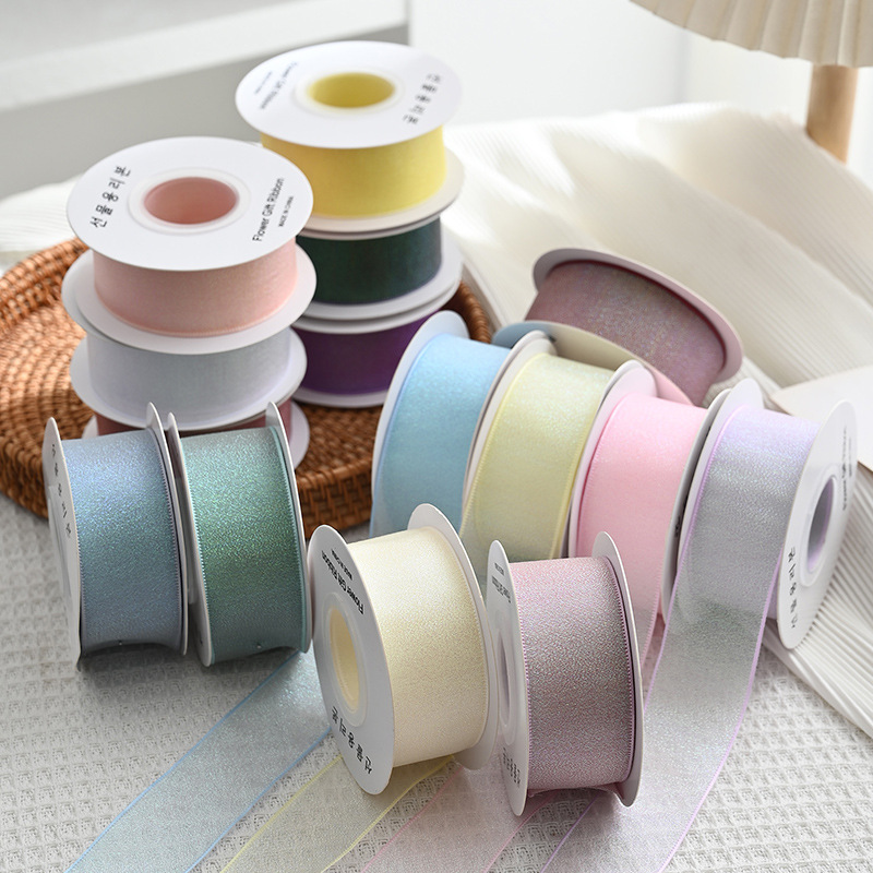 Ribbon Organza Roll - 10Yards Roll 4Cm Kleurrijk Organza Lint