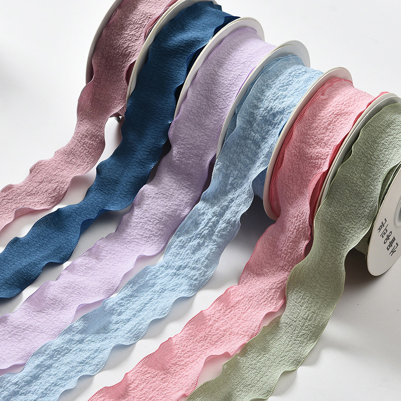 Ribbon Organza Roll - Haaraccessoires met strik Handgemaakte decoratie Stof