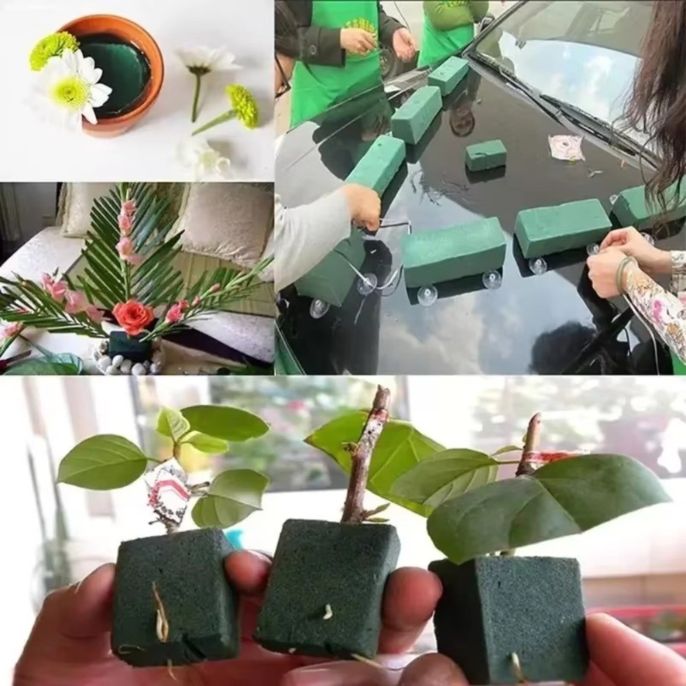 Groene bloemarrangement schuim - Bouquet Holder Foam recensie en prijs