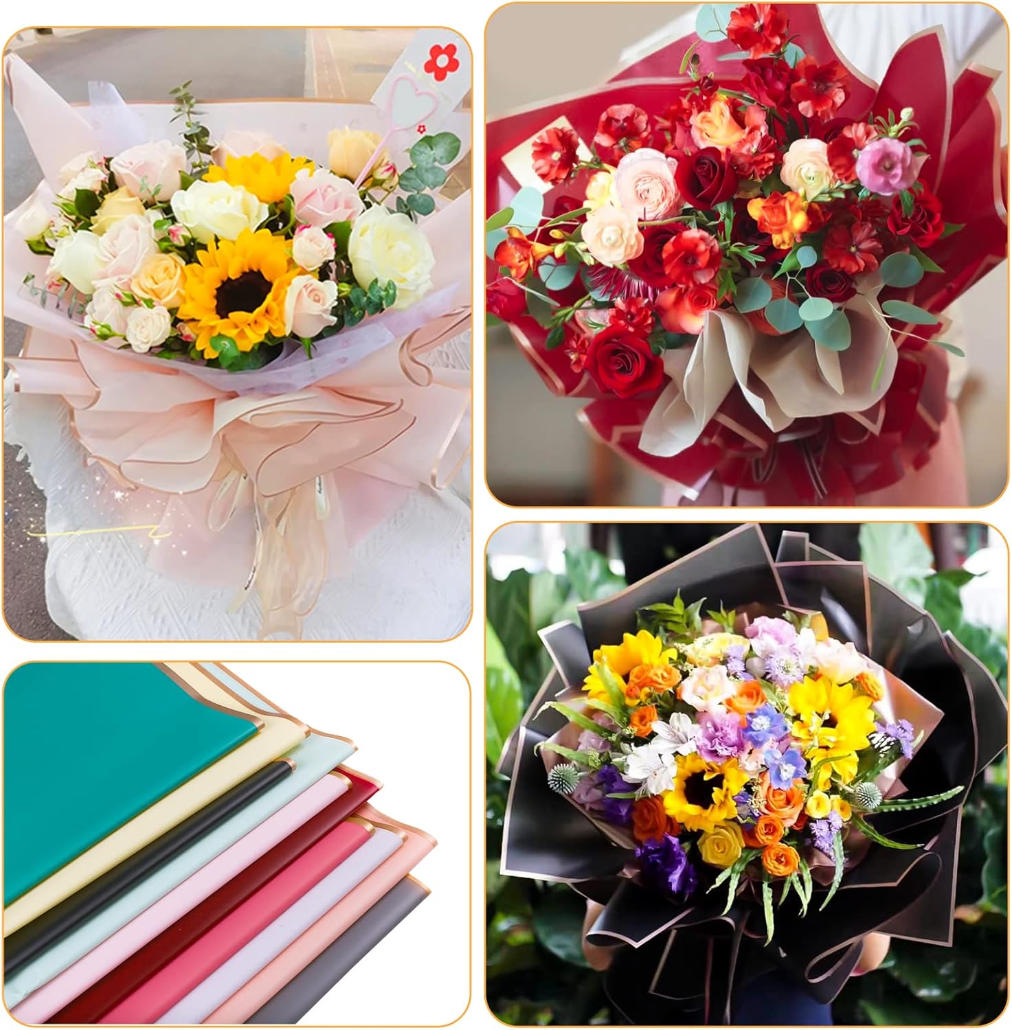 10 Vellen 8 Kleuren Bloemboeke - Anda Florist Supply recensie en prijs