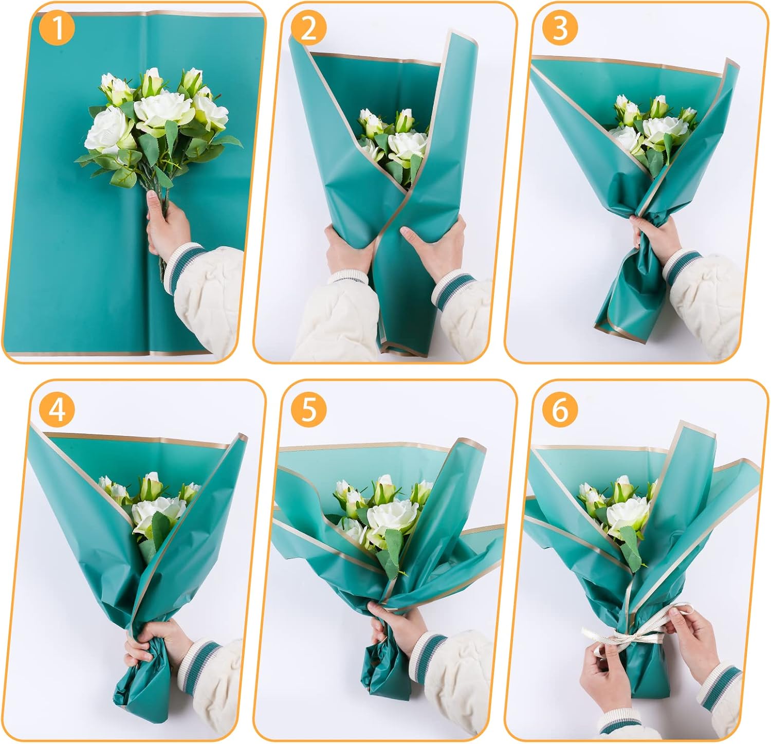 10 Vellen 8 Kleuren Bloemboeke - Anda Florist Supply recensie en prijs
