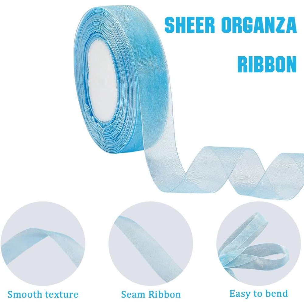 1 rollen doorschijnend organza - Ribbon Organza Roll recensie en prijs