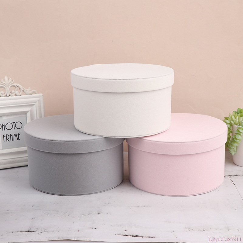 Fluwelen ronde bloemendoos Ges - Anda Florist Supply recensie en prijs