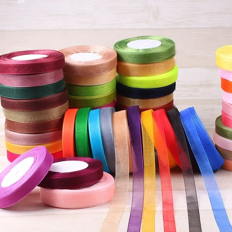 15mm 50 yards/rol Organza lint - Ribbon Organza Roll recensie en prijs