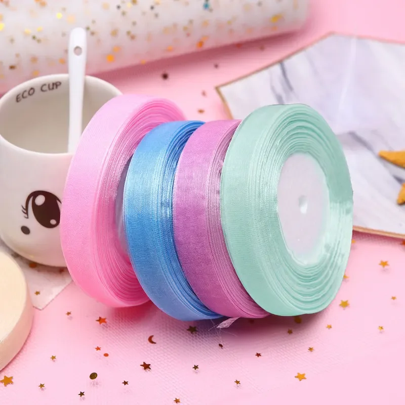15mm 50 yards/rol Organza lint - Ribbon Organza Roll recensie en prijs