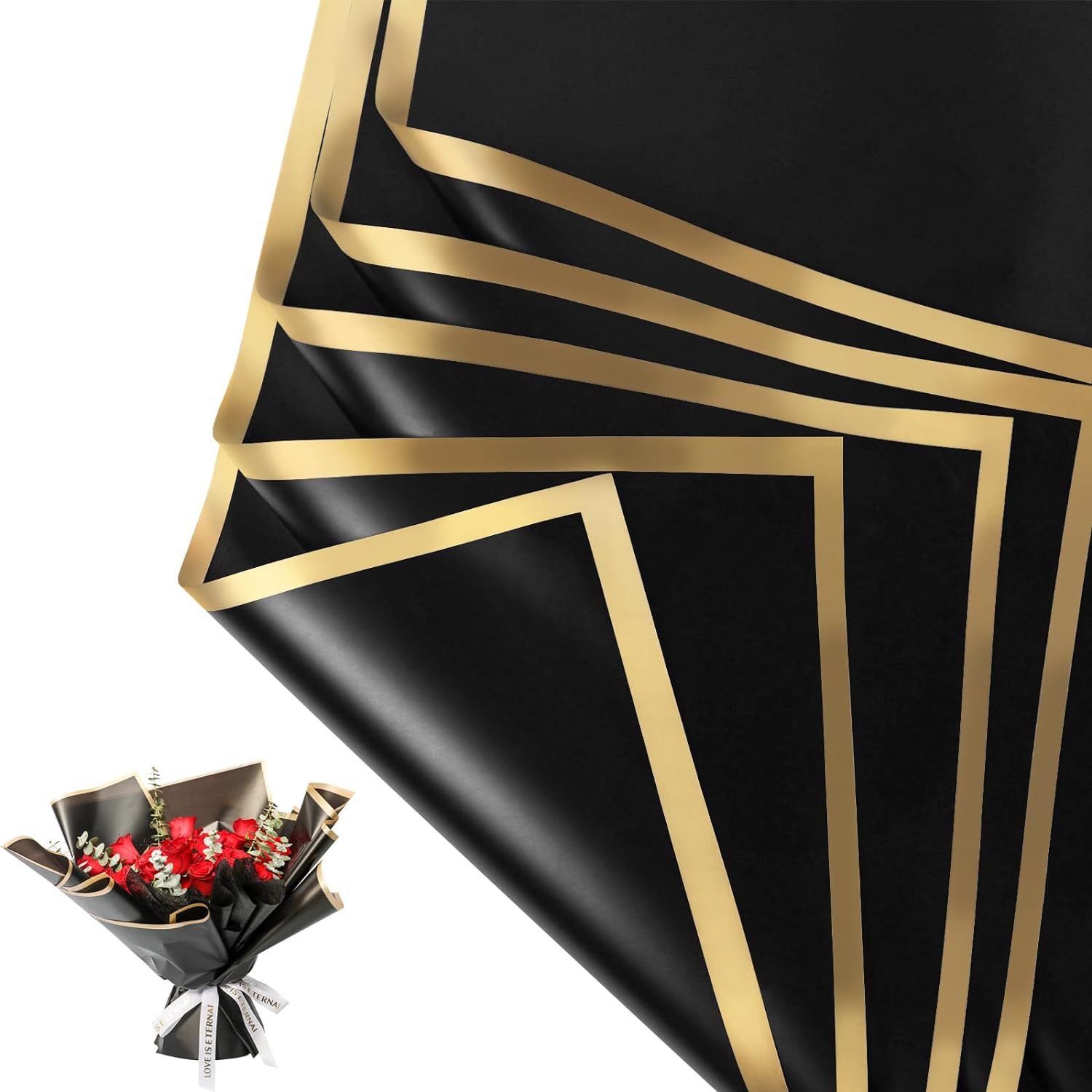 20 vellen gouden rand waterdic - Anda Florist Supply recensie en prijs
