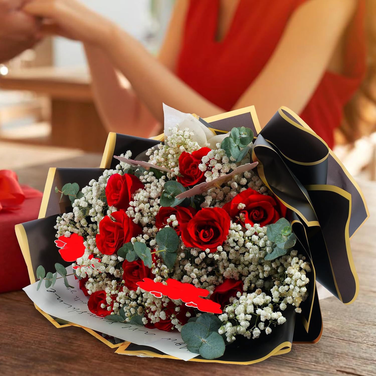 20 vellen gouden rand waterdic - Anda Florist Supply recensie en prijs