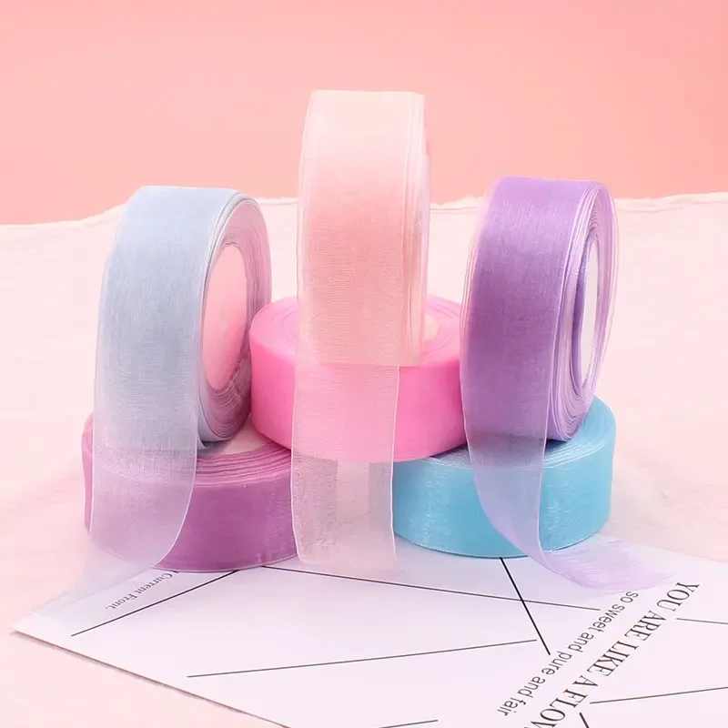 4 cm Chiffon Organza Lint Groo - Ribbon Organza Roll recensie en prijs