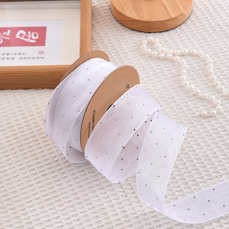 20 Yards Roll 4 CM Steentjes Z - Ribbon Organza Roll recensie en prijs