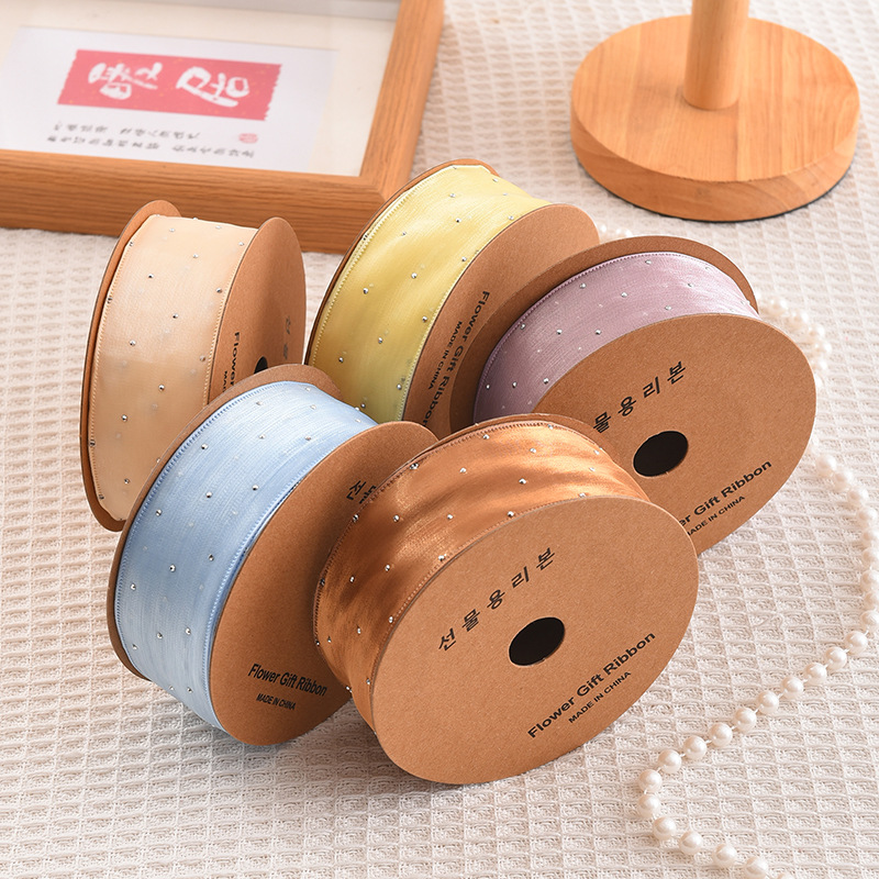 20 Yards Roll 4 CM Steentjes Z - Ribbon Organza Roll recensie en prijs
