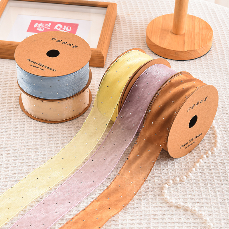 20 Yards Roll 4 CM Steentjes Z - Ribbon Organza Roll recensie en prijs