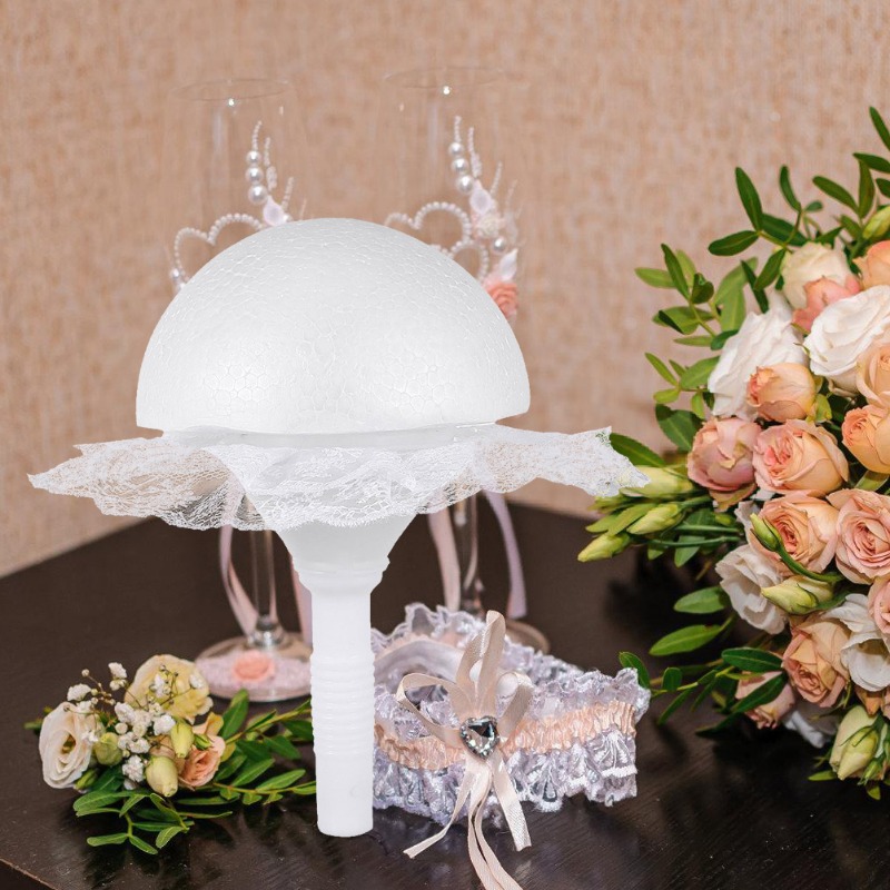 Kunstbloemenhouder, DIY witte  - Bouquet Holder Foam recensie en prijs