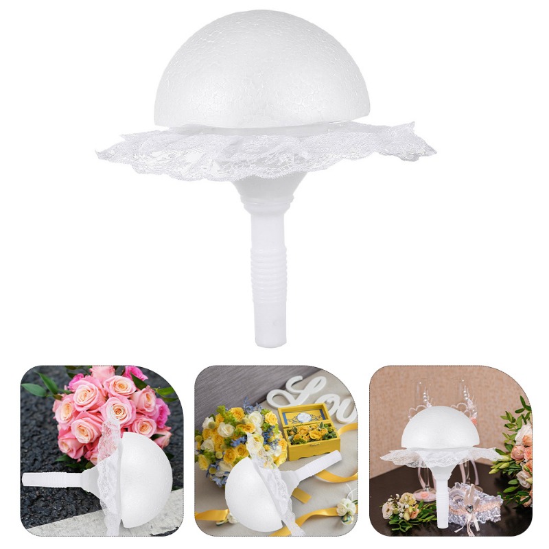 Kunstbloemenhouder, DIY witte  - Bouquet Holder Foam recensie en prijs
