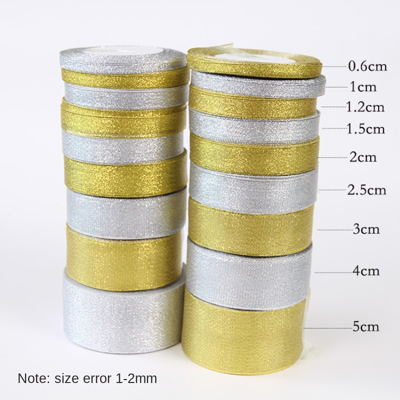 Goud/Zilver Organza Ui Lint 25 - Ribbon Organza Roll recensie en prijs