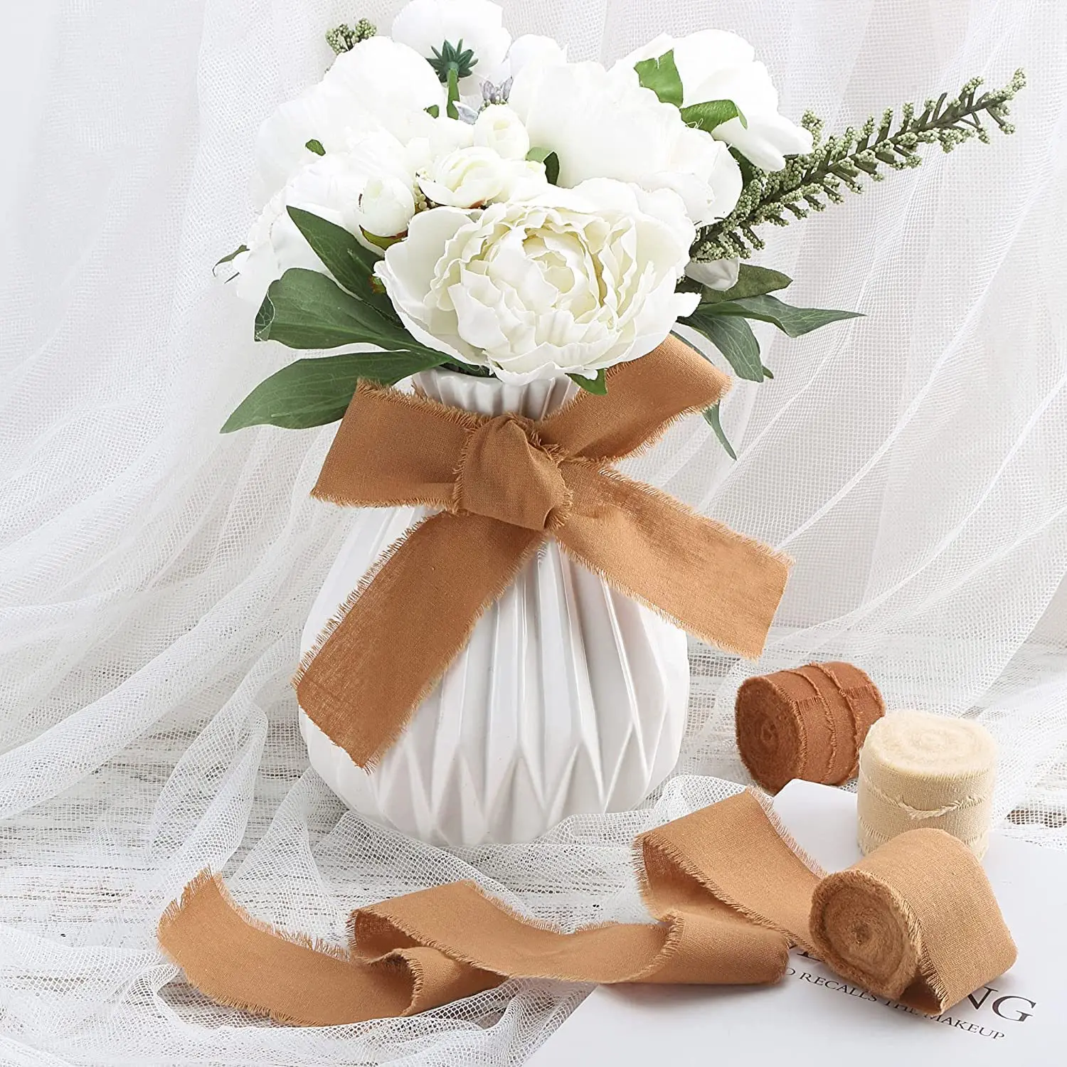 5 m/Roll Verzwakte Zijden Lint - Ribbon Organza Roll recensie en prijs