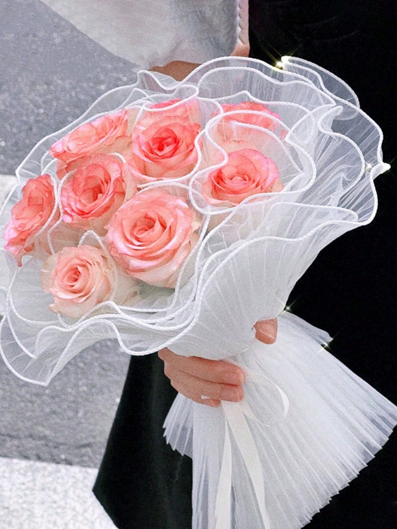4 yards faux parelrand bloemve - Anda Florist Supply recensie en prijs