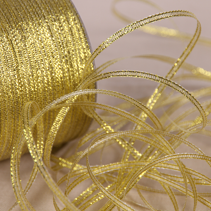 Handgemaakte gouden en zilvere - Ribbon Organza Roll recensie en prijs