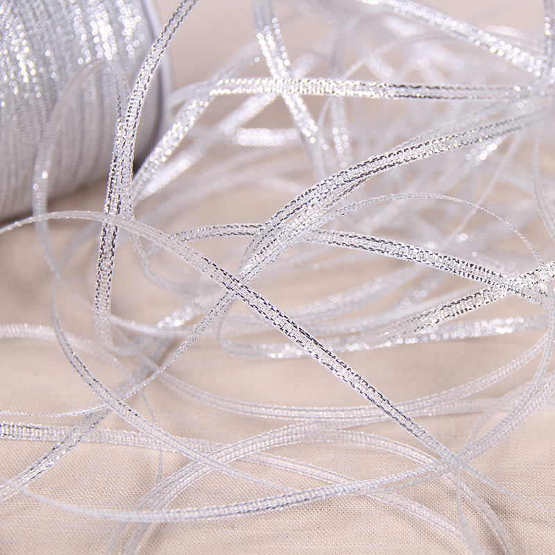 Handgemaakte gouden en zilvere - Ribbon Organza Roll recensie en prijs