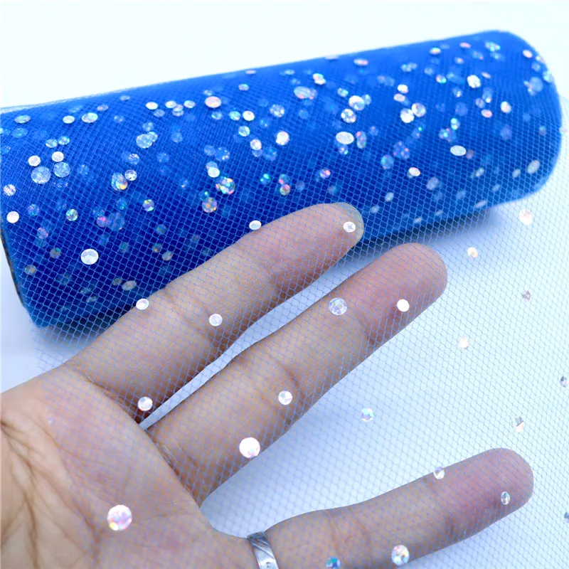 Glitter Sequin Tulle Roll 15 c - Ribbon Organza Roll recensie en prijs