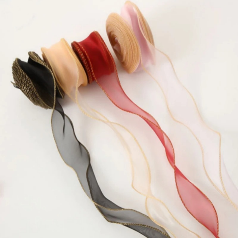 10 yards/rol organza lint met  - Ribbon Organza Roll recensie en prijs