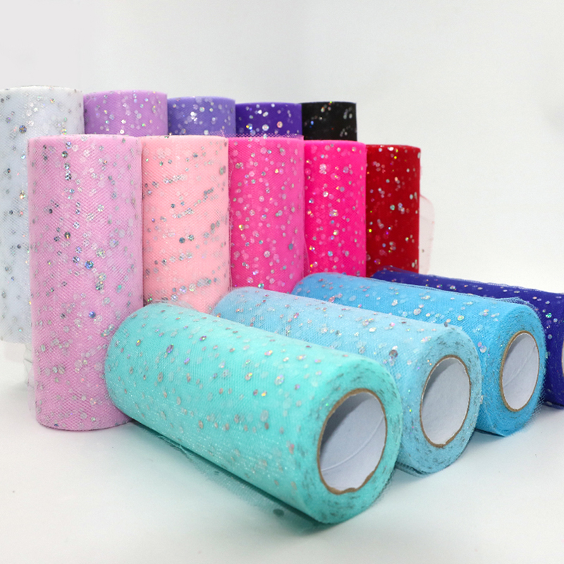 Glitter Pailletten Tule Roll 1 - Ribbon Organza Roll recensie en prijs